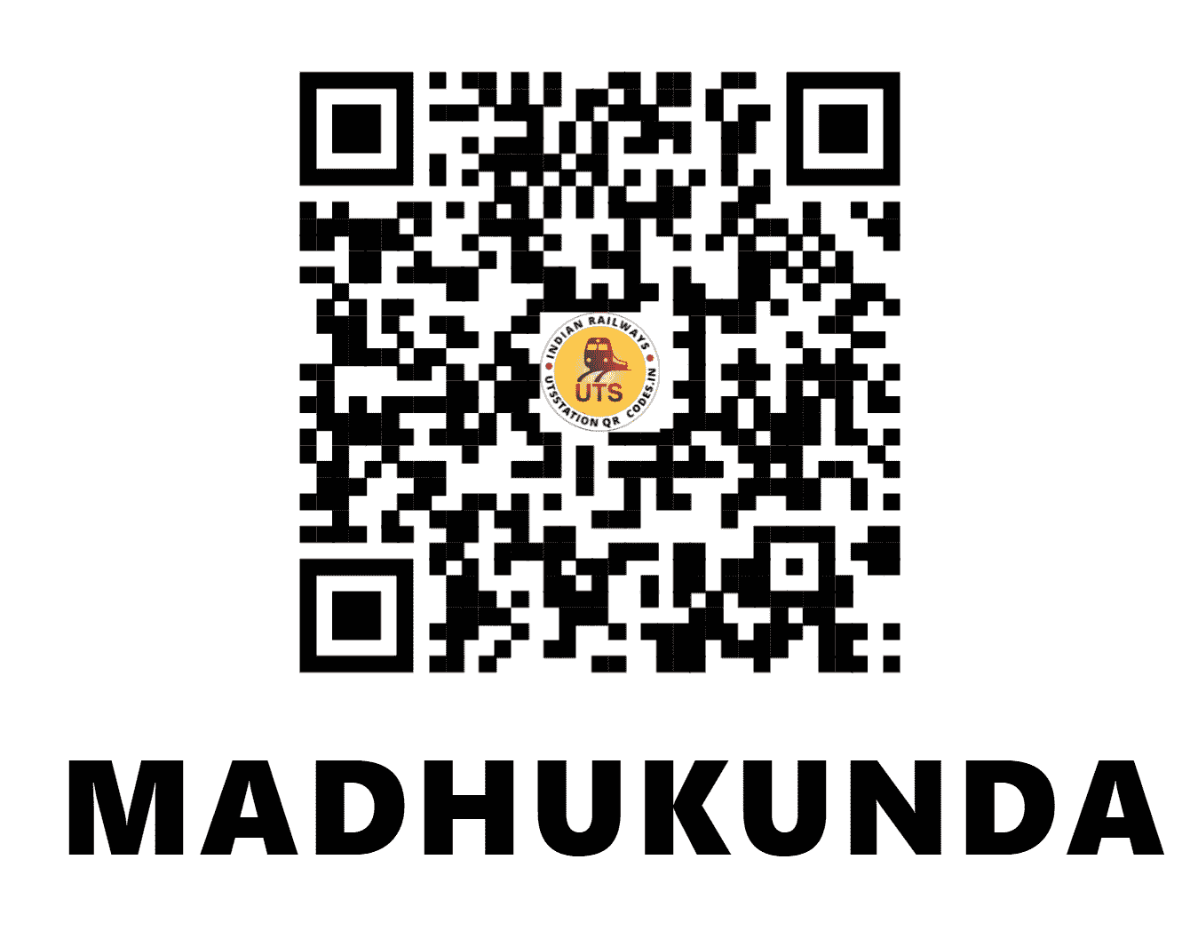 UTS QR Code for MADHUKUNDA - MDKD - SE (WEST BENGAL)